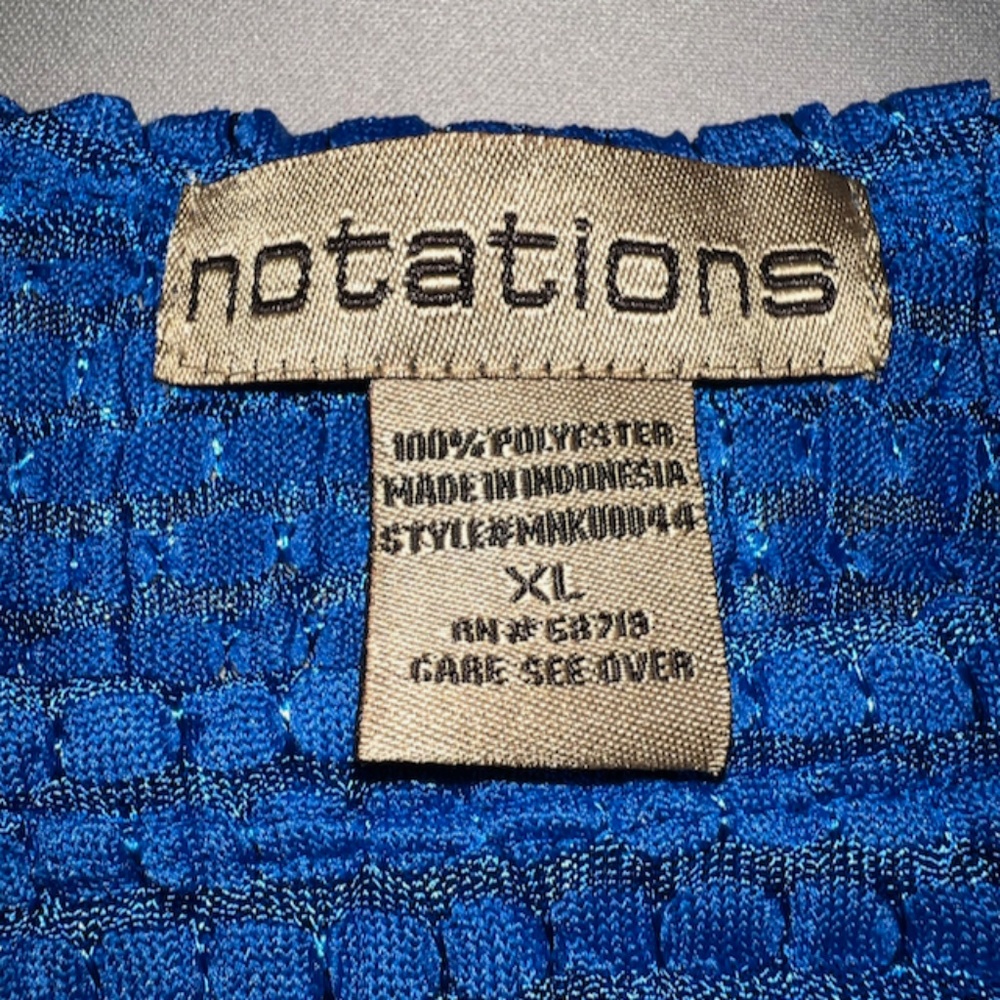 Notations Women's Extra Large Pullover Crinkled T… - image 4